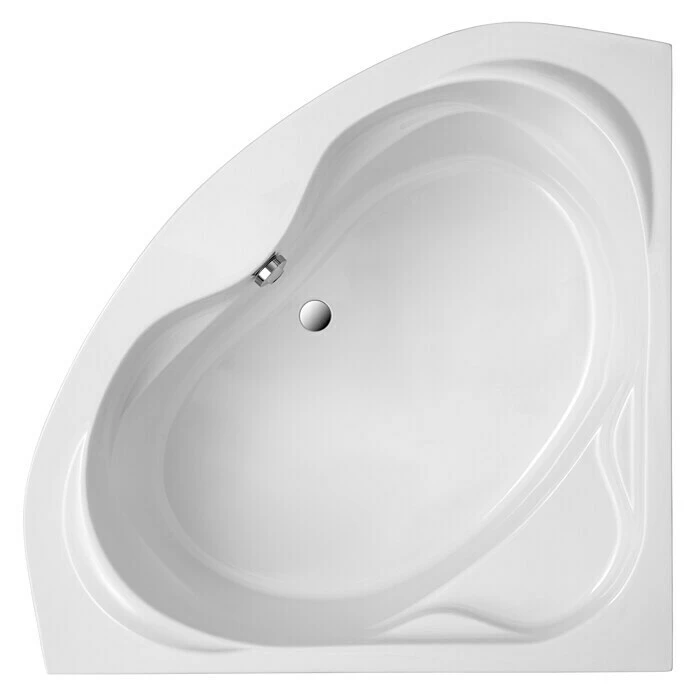 BAUHAUS Ottofond Eckbadewanne Maya 145 X 145 Cm, Sanitäracryl, Weiß – Bild 2