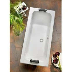 BAUHAUS Ottofond Badewanne Punta 170 X 75 Cm, Sanitäracryl, Weiß
