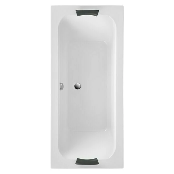 BAUHAUS Ottofond Badewanne Punta 170 X 75 Cm, Sanitäracryl, Weiß – Bild 2