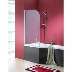 BAUHAUS Ottofond Badewanne Flint B Linksseitig, 170 X 80/55 X 45 Cm, Sanitäracryl, Weiß