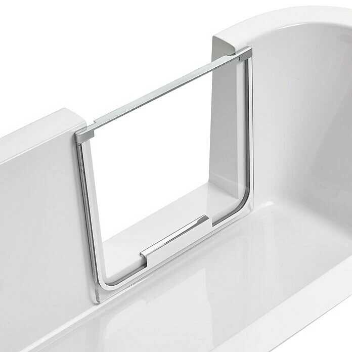 BAUHAUS Ottofond Badewanne Pueblo 180 X 80 Cm, Rechtsseitig, Mit Ab- & Überlaufgarnitur, Sanitäracryl, Weiß – Bild 5