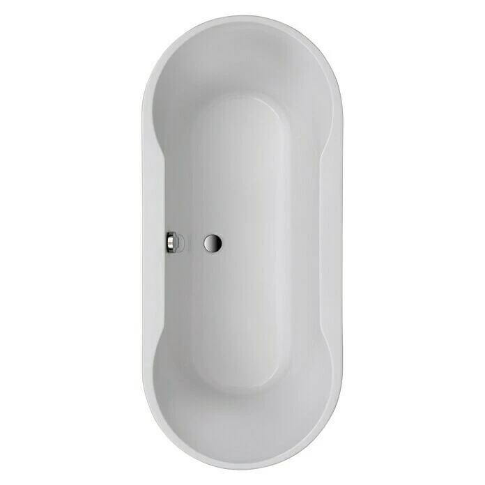 BAUHAUS Ottofond Badewanne Sonora 180 X 80 Cm, Sanitäracryl, Weiß – Bild 2