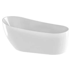 BAUHAUS Camargue Freistehende Badewanne Dalia L X B: 180 X 80 Cm, Sanitäracryl, Weiß