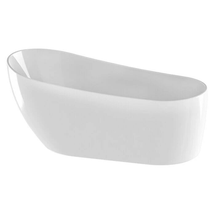 BAUHAUS Camargue Freistehende Badewanne Dalia L X B: 180 X 80 Cm, Sanitäracryl, Weiß