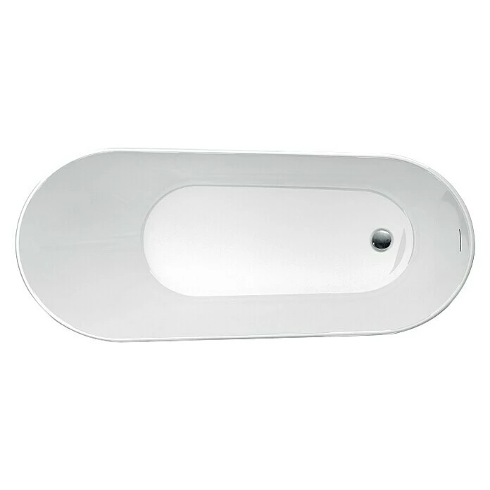 BAUHAUS Camargue Freistehende Badewanne Dalia L X B: 180 X 80 Cm, Sanitäracryl, Weiß – Bild 2