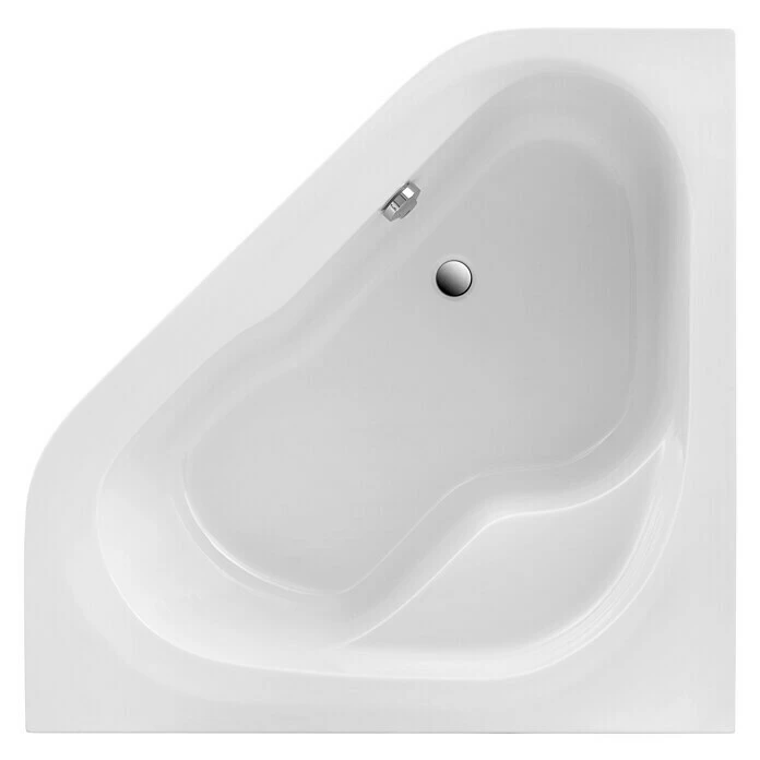 BAUHAUS Ottofond Eckbadewanne Tampa 135 X 135 Cm, Sanitäracryl, Weiß – Bild 2