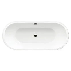 BAUHAUS Kaldewei Badewanne Classic Duo Oval 111 180 X 80 Cm, Stahl-Email, Alpinweiß