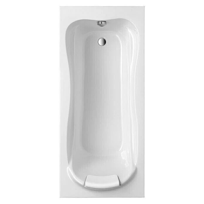 BAUHAUS Ottofond Badewanne Domingo 170 X 80 Cm, Sanitäracryl, Weiß – Bild 2