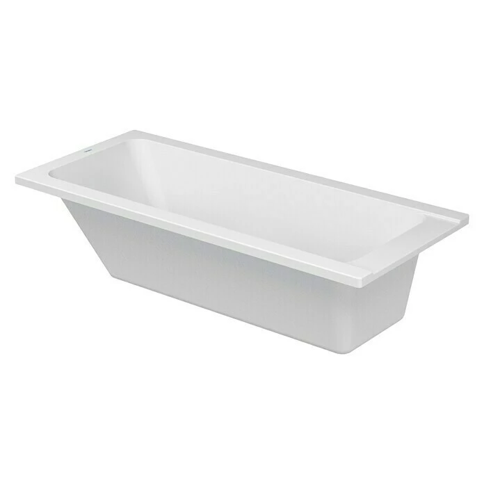 BAUHAUS Duravit D-Code Badewanne 160 X 70 Cm, Ablauf: Fußende, Sanitäracryl, Weiß – Bild 2