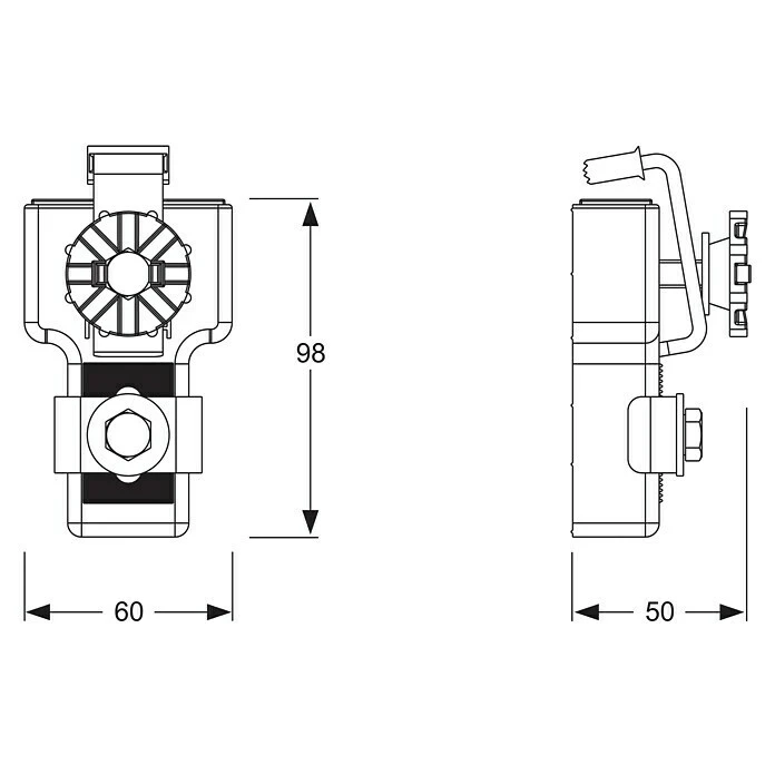 BAUHAUS Mepa Wannenanker 3 -tlg. – Bild 2