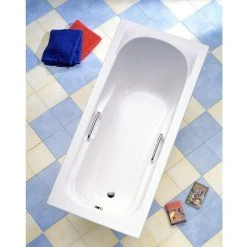 BAUHAUS Ottofond Badewanne Suez 170 X 80 Cm, Sanitäracryl, Weiß