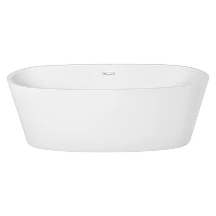 BAUHAUS Camargue Freistehende Badewanne Tao 174,5 X 78 Cm, Sanitäracryl, Weiß – Bild 4