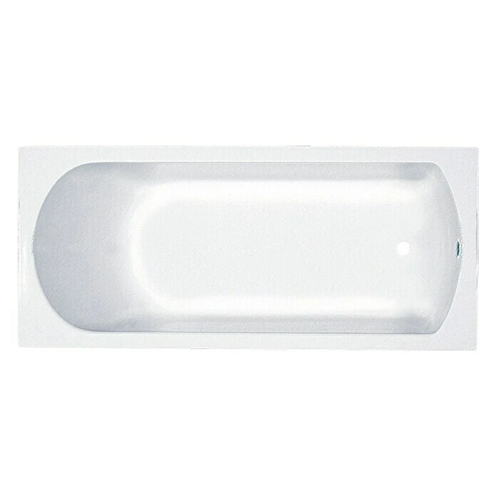 BAUHAUS Camargue Arles Badewanne L X B: 170 X 75 Cm, Sanitäracryl, Weiß