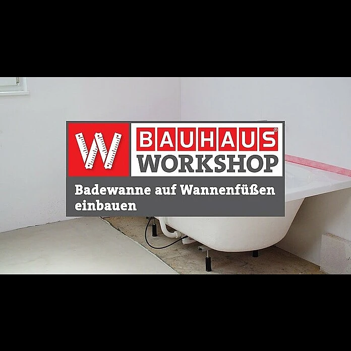 BAUHAUS Camargue Arles Badewanne L X B: 170 X 75 Cm, Sanitäracryl, Weiß – Bild 3