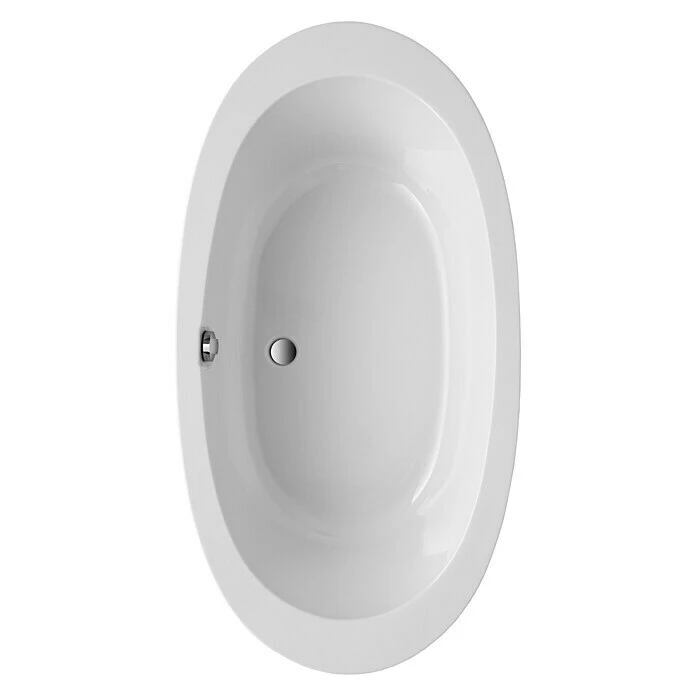 BAUHAUS Ottofond Badewanne Antigua 180 X 96 Cm, Sanitäracryl, Weiß – Bild 2