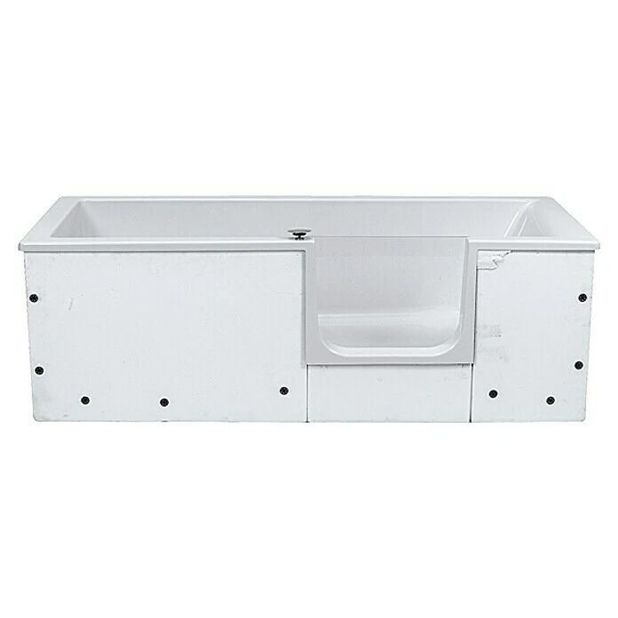 BAUHAUS Camargue Badewanne Open-The-Door Linksseitig, L X B: 180 X 80 Cm, Mit Glastür – Bild 6