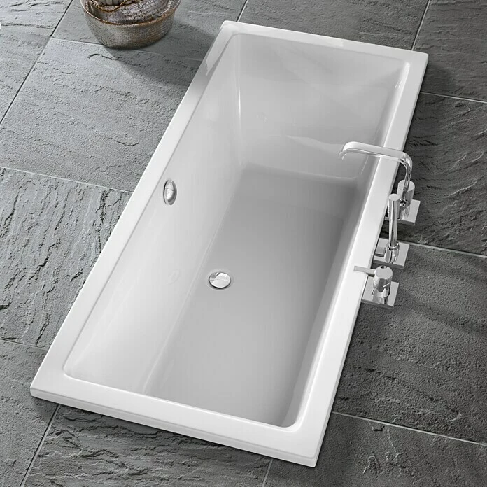 BAUHAUS Camargue Badewanne St. Martin L X B: 180 X 80 Cm, Sanitäracryl – Bild 5