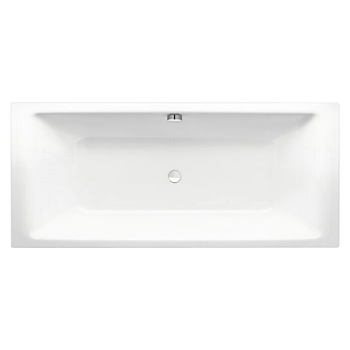 BAUHAUS Kaldewei Badewanne Puro Duo 665 190 X 90 Cm, Stahl-Email, Alpinweiß