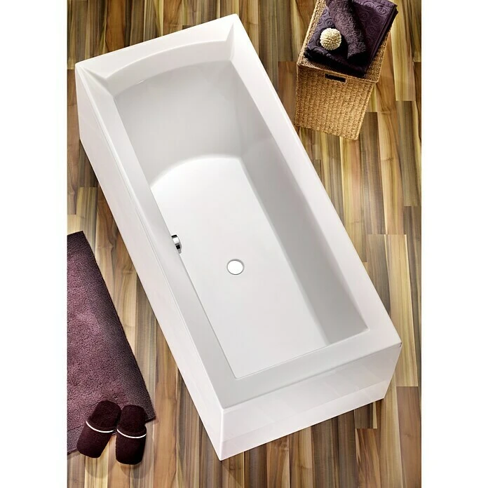 BAUHAUS Ottofond Badewanne Tacoma 170 X 75 Cm, Sanitäracryl, Weiß