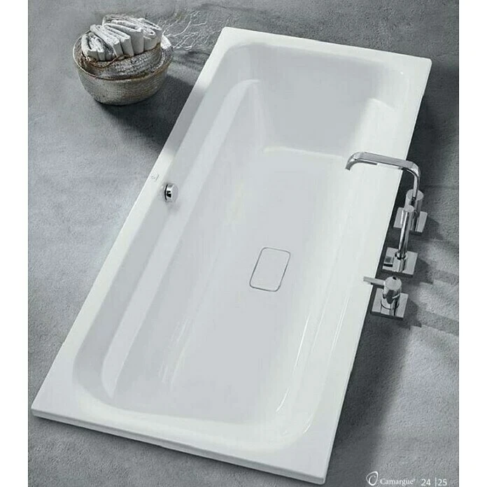 BAUHAUS Camargue Badewanne Atlanta 190 X 80 Cm, Sanitäracryl, Weiß – Bild 2