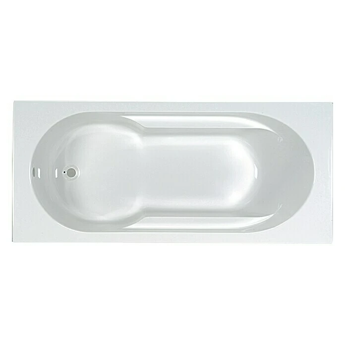 BAUHAUS Camargue Brasilia Badewanne 170 X 75 Cm, Weiß, 168 L