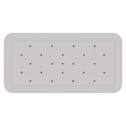 BAUHAUS Diaqua Badewanneneinlage Smoothie 71 X 35 Cm, PVC, Grau