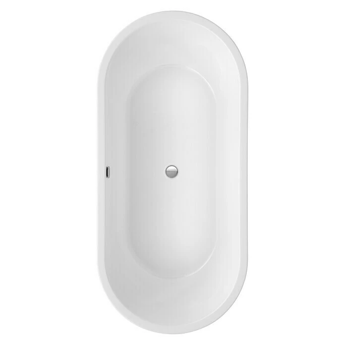 BAUHAUS Ottofond Freistehende Badewanne Dorado 190 X 90 Cm, Sanitäracryl, Weiß – Bild 2