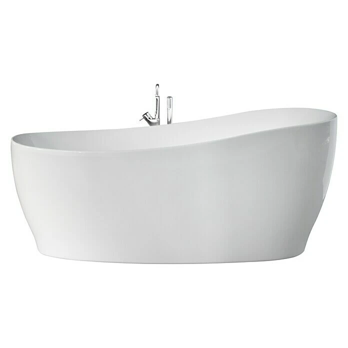 BAUHAUS Ottofond Freistehende Badewanne Domani 180 X 85 Cm, Sanitäracryl, Weiß – Bild 2
