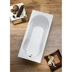 BAUHAUS Ottofond Badewanne Colombo 170 X 75 Cm, Sanitäracryl, Weiß