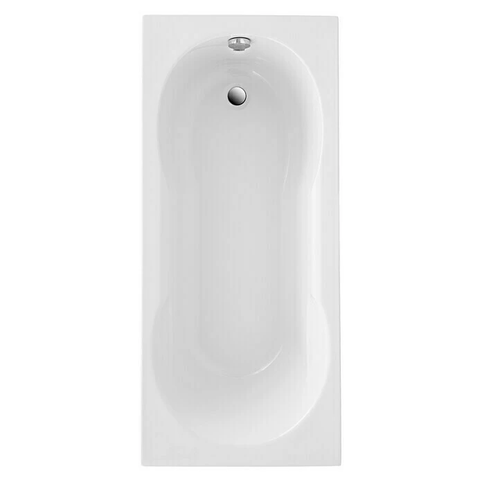 BAUHAUS Ottofond Badewanne Colombo 170 X 75 Cm, Sanitäracryl, Weiß – Bild 2