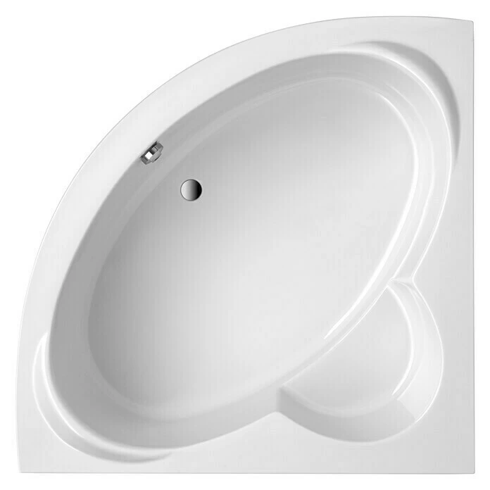 BAUHAUS Ottofond Eckbadewanne Piräus 151 X 151 Cm, Sanitäracryl, Weiß – Bild 2