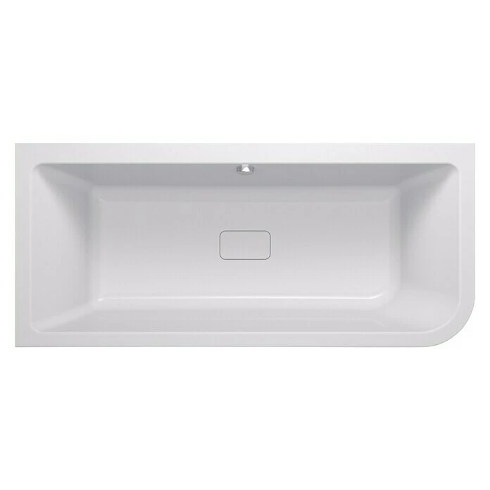 BAUHAUS Camargue Freistehende Badewanne Buena Vista 180 X 80 Cm, Linksseitig, Sanitäracryl, Weiß – Bild 4