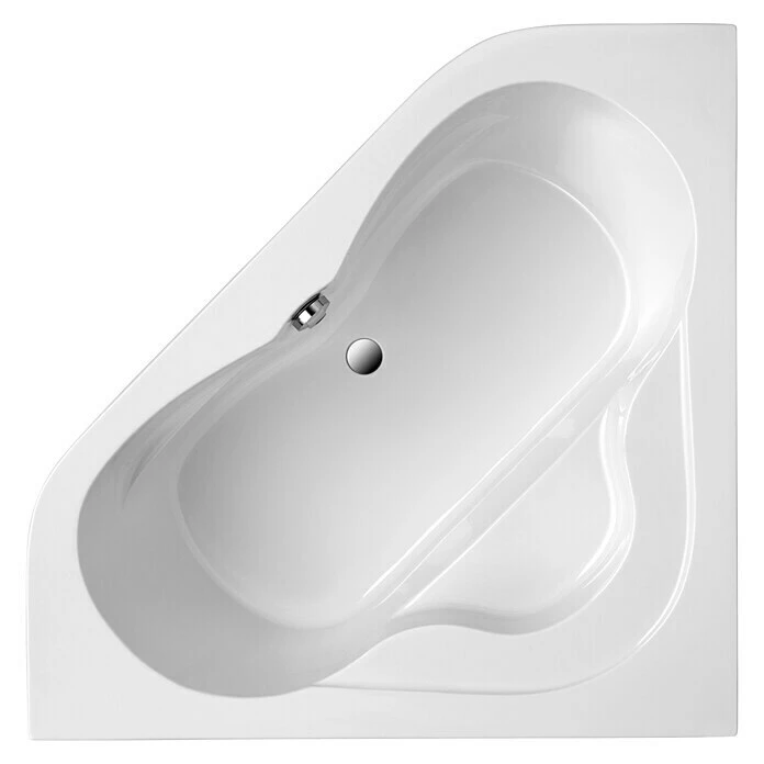 BAUHAUS Ottofond Eckbadewanne Valletta 140 X 140 Cm, Sanitäracryl, Weiß – Bild 2
