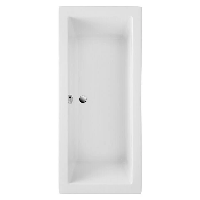 BAUHAUS Ottofond Badewanne Atlas 180 X 80 Cm, Sanitäracryl, Weiß – Bild 2