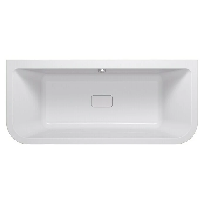 BAUHAUS Camargue Freistehende Badewanne Buena Vista 180 X 80 Cm, Mittig, Sanitäracryl, Weiß – Bild 4