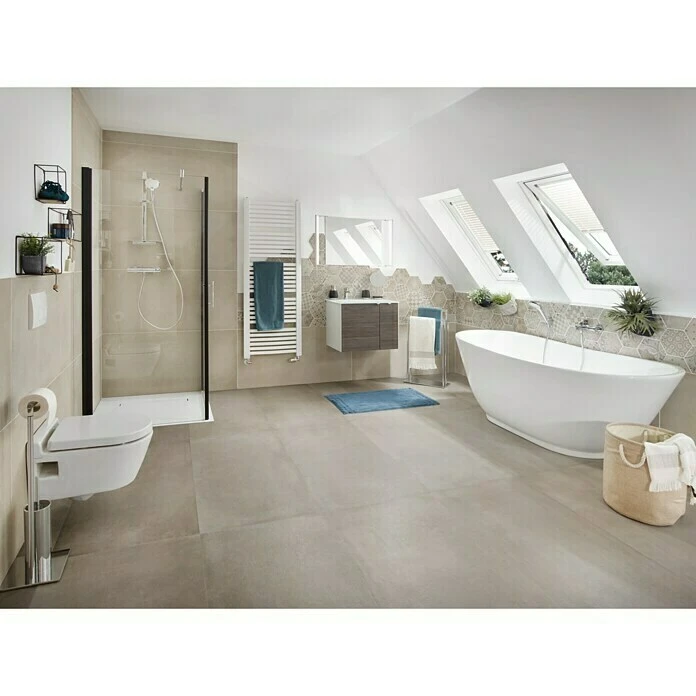 BAUHAUS Camargue Freistehende Badewanne Phoenix 168 X 86 Cm, Weiß, Sanitäracryl – Bild 3