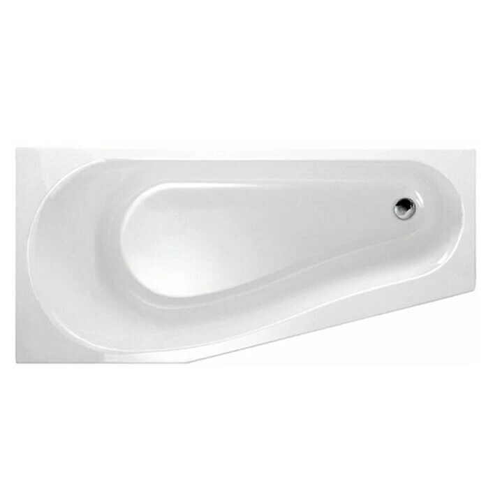 BAUHAUS Geberit Renova Nr. 1 Comprimo Badewanne Rechtsseitig, 160 X 75/50 X 44 Cm, Sanitäracryl, Weiß