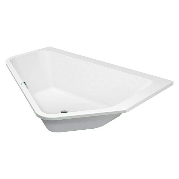 BAUHAUS Duravit Badewanne Paiova 5 177 X 130 Cm, Raumecke Rechts, Sanitäracryl, Weiß – Bild 2