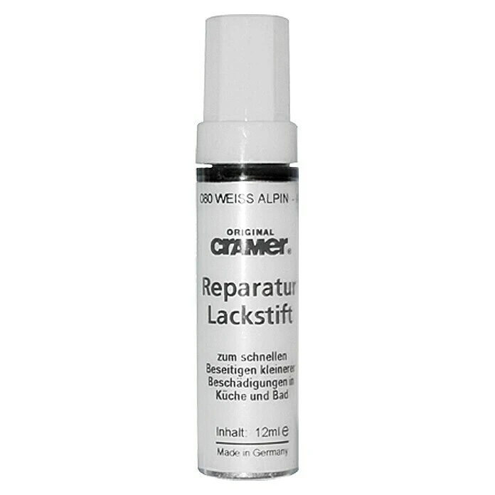 BAUHAUS Reparatur-Lackstift Küche & Bad Weiß, 12 Ml