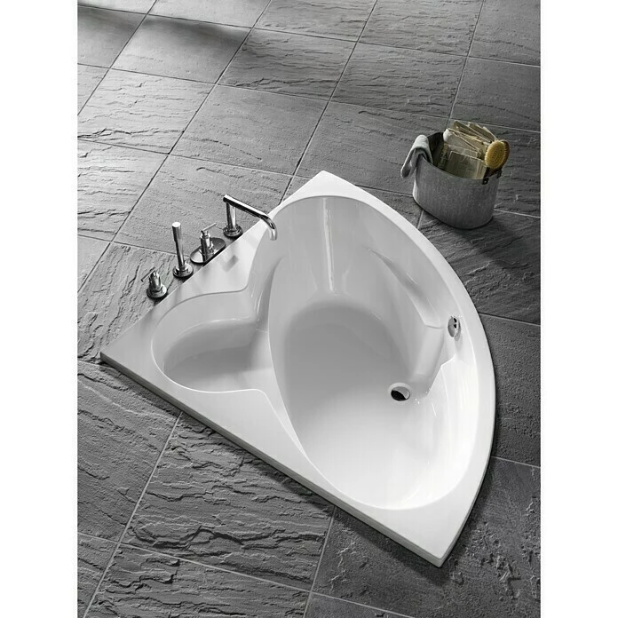 BAUHAUS Camargue Nimes Eckbadewanne L X B: 150 X 150 Cm, 238 L, Sanitäracryl – Bild 3