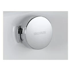 BAUHAUS Kaldewei Ab- & Überlaufgarnitur Comfort Level 4002 Drehexcenterbetätigung, Wasserstandhöhe: + 5 Cm Erhöhbar, Verchromt