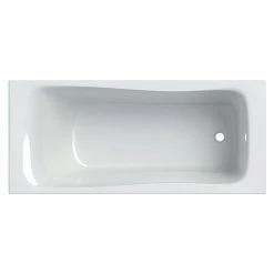 BAUHAUS Geberit Renova Badewanne Duo 170 X 75 Cm, Sanitäracryl, Weiß, Ablauf: Fußende