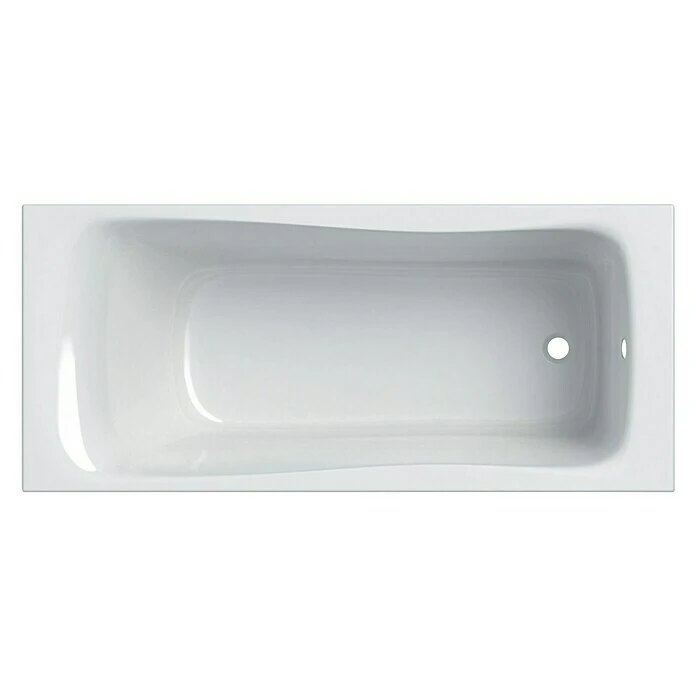 BAUHAUS Geberit Renova Badewanne Duo 170 X 75 Cm, Sanitäracryl, Weiß, Ablauf: Fußende