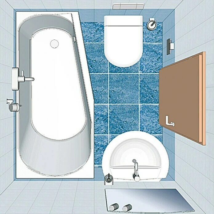 BAUHAUS Camargue Badewanne Miramas Rechtsseitig, 160 X 75 Cm, Sanitäracryl – Bild 2