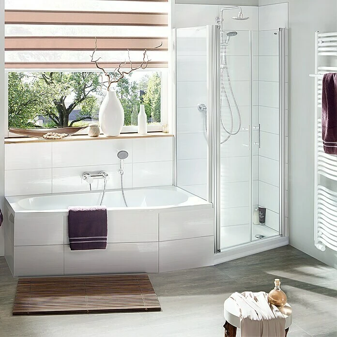 BAUHAUS Camargue Badewanne Miramas Rechtsseitig, 160 X 75 Cm, Sanitäracryl – Bild 3