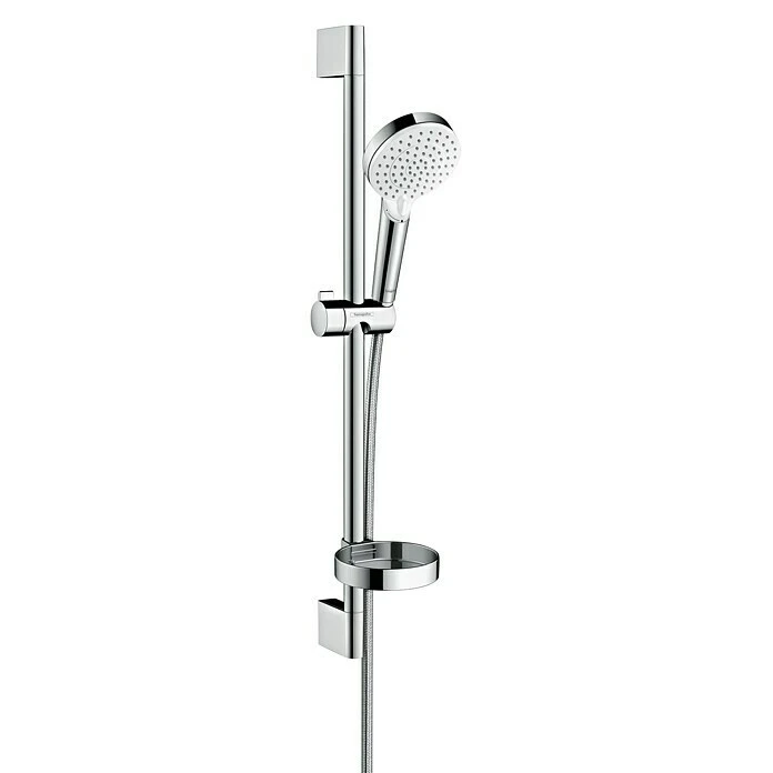 BAUHAUS Hansgrohe Crometta Brausegarnitur Vario Lochabstand: 62,5 Cm, Art Strahl: Rain, IntenseRain, Chrom/Weiß