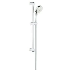 BAUHAUS Grohe Tempesta Cosmopolitan Brausegarnitur 100 Typ 4 Lochabstand: 62 Cm, Art Strahl: Massagestrahl, Jetstrahl, Rain, Rain O², Chrom, Anzahl Strahlarten: 4 Stk.