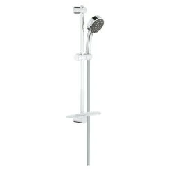 BAUHAUS Grohe Vitalio Comfort 100 Brausegarnitur Lochabstand: 47 Cm - 62 Cm, Art Strahl: Rain, Jetstrahl, Chrom, Anzahl Strahlarten: 2 Stk.