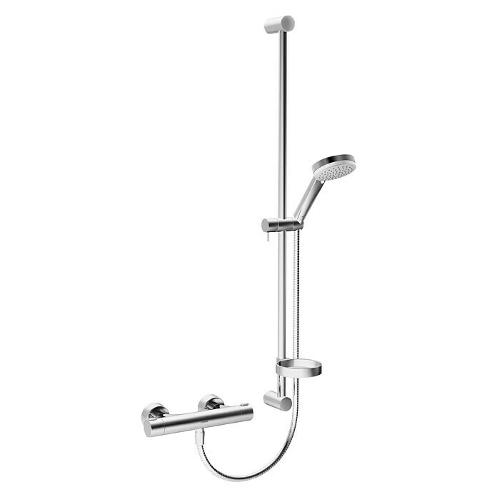 BAUHAUS Hansa Prisma Brause-Set Lochabstand: 91,5 Cm, Chrom