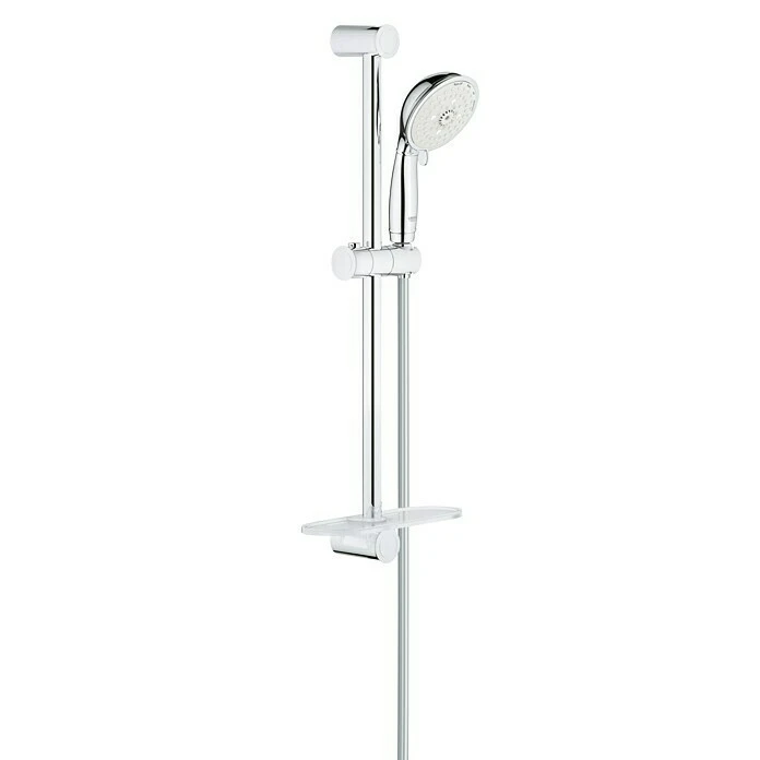BAUHAUS Grohe Tempesta Rustic Brausegarnitur 100 EcoJoy Lochabstand: 62 Cm, Art Strahl: Massagestrahl, Jetstrahl, Rain, Rain O², Chrom